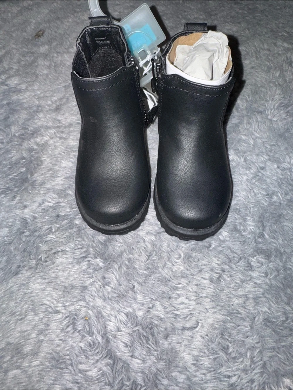The Children's Place Black Kids Pull-On Chelsea Boots